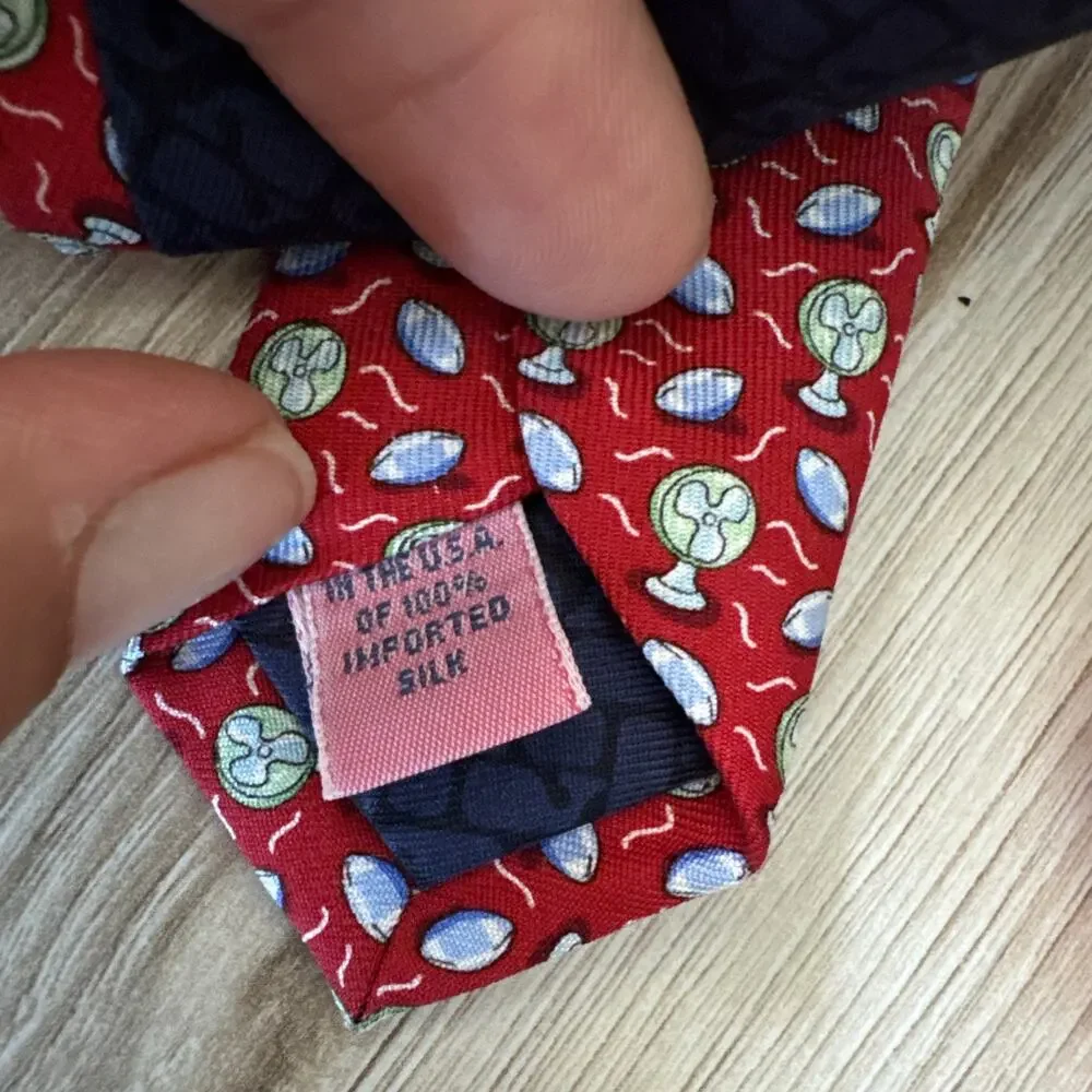 Vineyard Vines Novelty AOP Print Silk Neckties Ties Lot of 3